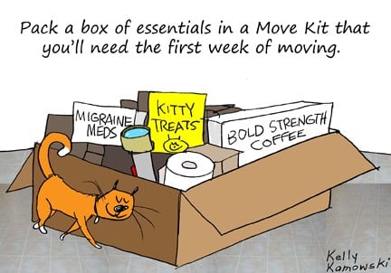 Kit for moving