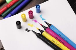 Colorful markers