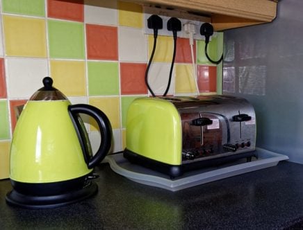 Packing kitchen appliances