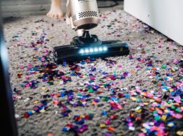 vacuuming