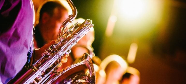 A jazz performance in one of the best music bars in Brooklyn.