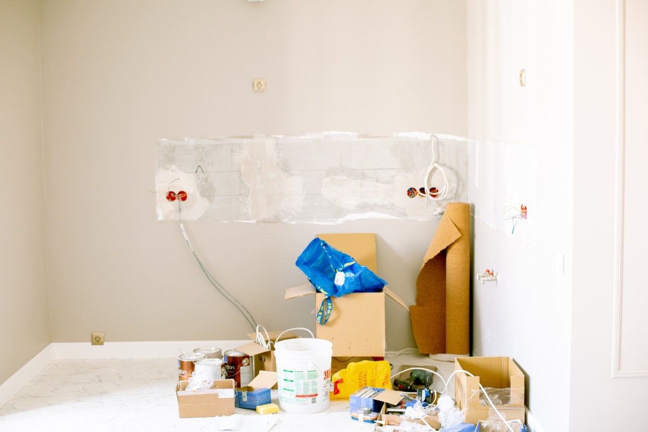 Renovation clutter