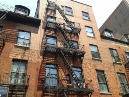 A fire escape