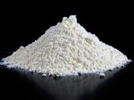 A pile of flour