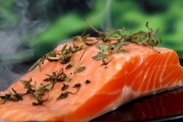 Salmon ready to eat