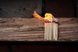 light matches on fire