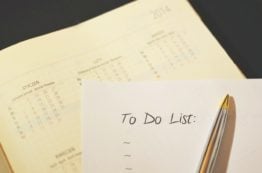 calendar and to do list