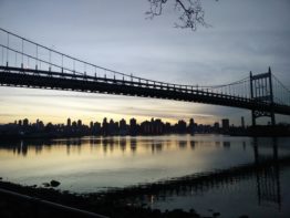 view of a bridge from park from Astoria neighborhood guide