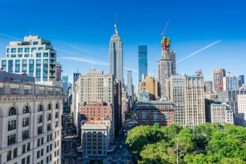 buildings in Manhattan