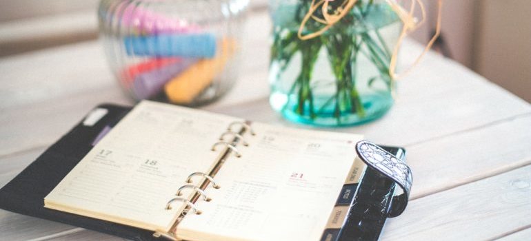 a planner - Moving out of your dorm