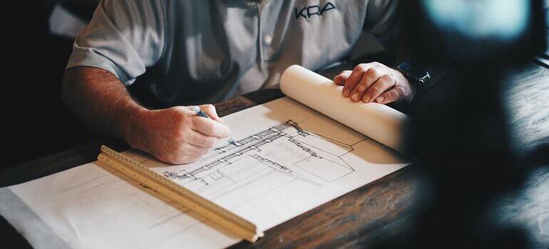 an architect working