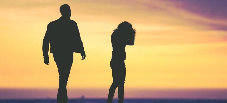 silhouettes of people