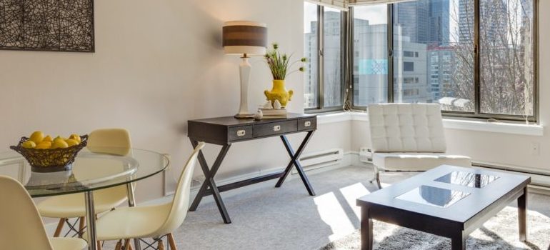 Make sure to place your large furniture in storage before moving to a microapartment in Manhattan.