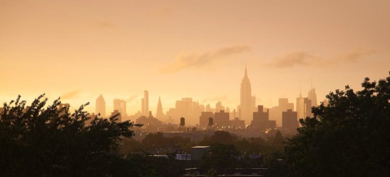 sunrise in Brooklyn