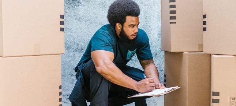 mover creating an inventory list can help you pick a safe storage unit in Manhattan