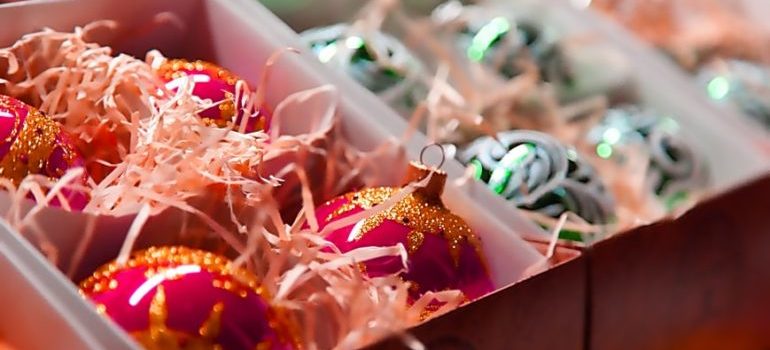 Holiday ornaments - you have to be careful when storing your holiday items in Manhattan storage unit