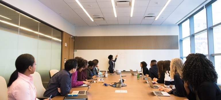 Office team trying to find office space in NYC