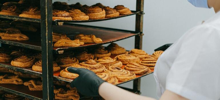 person preparing to relocate your bakery in NYC 