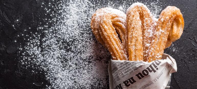 wrapped churros