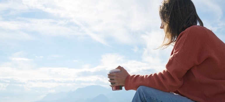 Person thinking how to avoid a bad moving experience
