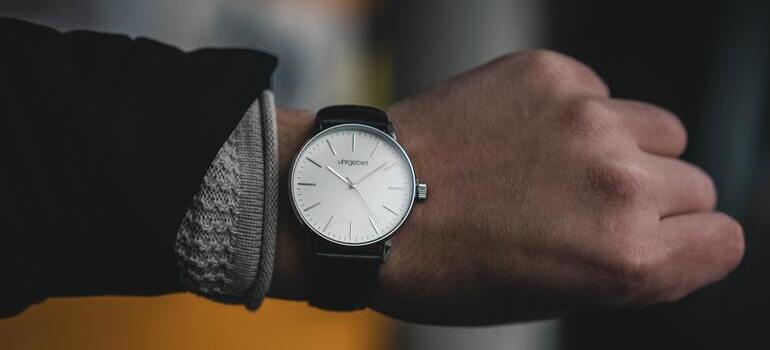 cropped had wearing a watch