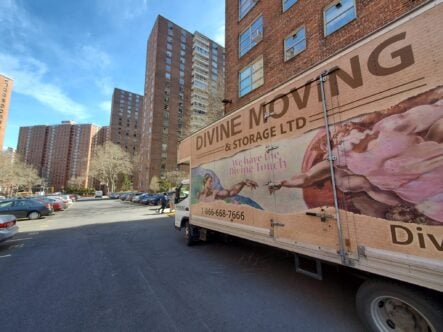 Moving truck in nyc